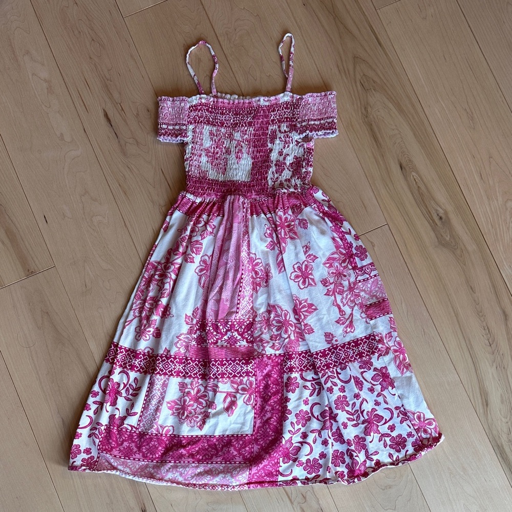 The Children's Place Pink and White Floral Dress